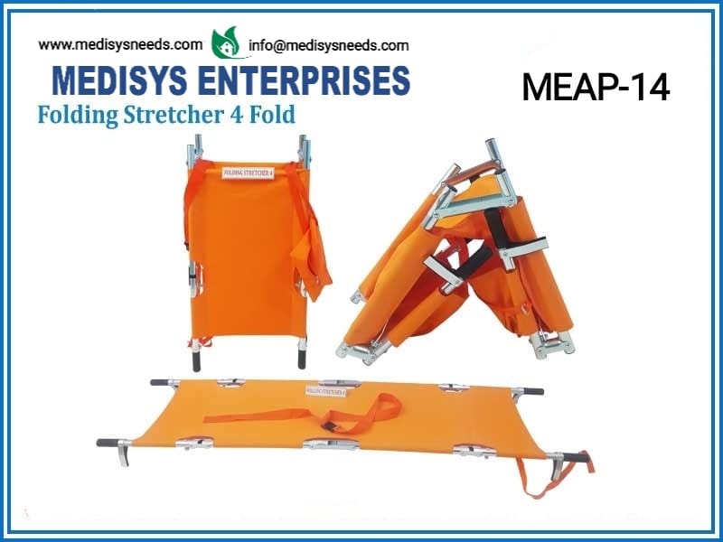 Folding Stretcher 4 Fold Aluminum